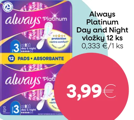 Always Platinum Day and Night vložky