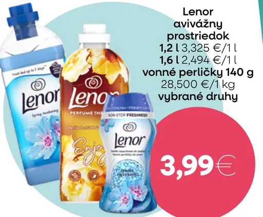 Lenor avivážny prostriedok