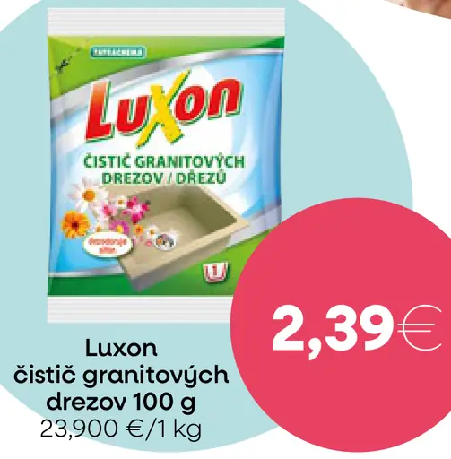 Luxon čistič granitových drezov