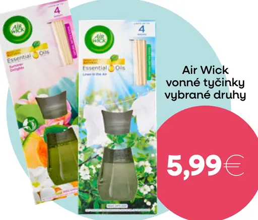 Air Wick vonné tyčinky