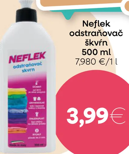 Neflek odstraňovač škvŕn