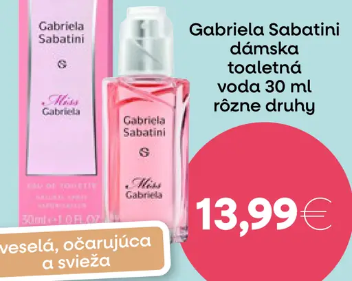 Gabriela Sabatini dámska toaletná voda