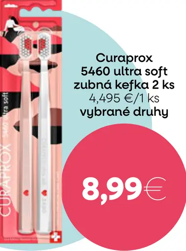 Curaprox 5460 ultra soft zubná kefka