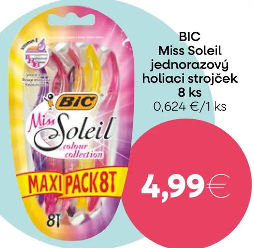 BIC Miss Soleil jednorazový holiaci strojček