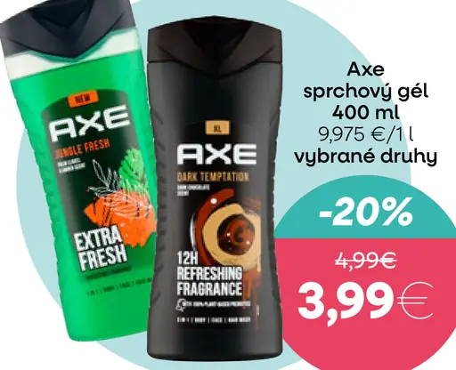 Axe sprchový gél EXTRA FRESH