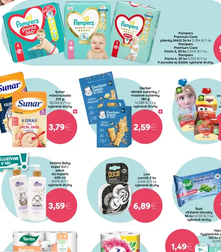 Pampers Premium Care plienky