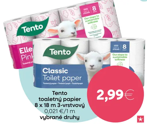 Tento Classic toaletný papier