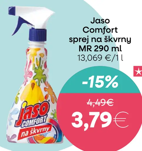 Jaso Comfort sprej na škvrny