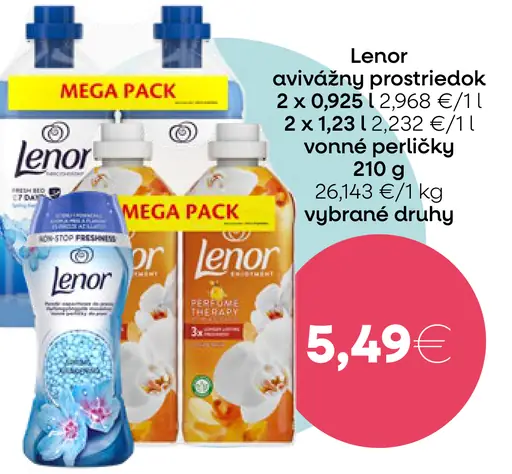 Lenor avivážny prostriedok