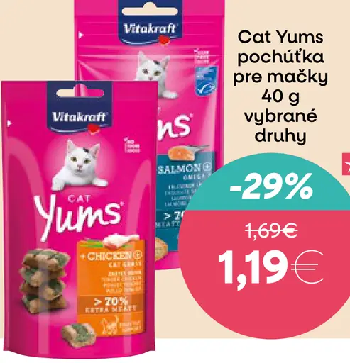 Cat Yums pochúťka pre mačky