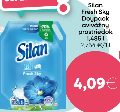 Silan Fresh Sky Duo pack avivážny prostriedok