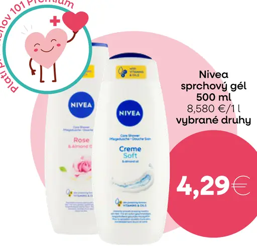 Nivea sprchový gél