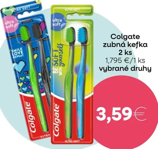 Colgate zubná kefka