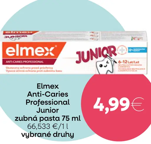 Elmex Anti-Caries Professional Junior zubná pasta