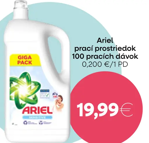 Ariel prací prostriedok