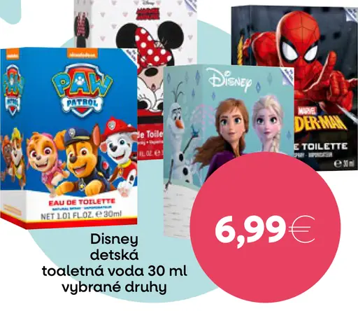 Disney detská toaletná voda