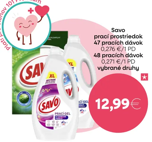 Savo prací prostriedok