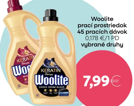 Woolite tekutý prací prostriedok