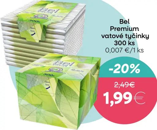 Bel vatové tyčinky