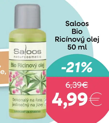 Saloos Bio Ricínový olej