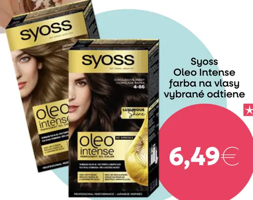 Syoss Oleo Intense Farba na vlasy žiarivo medený 7-77