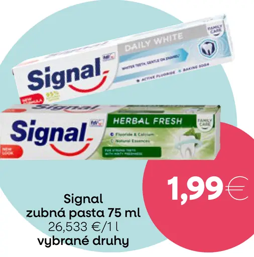 Signal Herbal Fresh zubná pasta