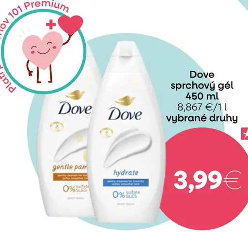 Dove sprchový gél