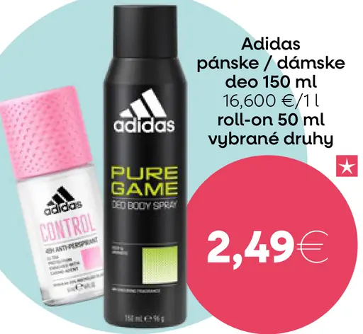 Adidas pánske / dámske deo