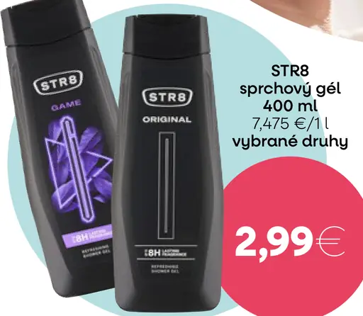 STR8 Ahead osviežujúci sprchový gél