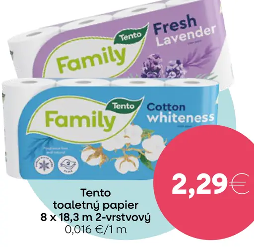 Tento toaletný papier Fresh Lavender