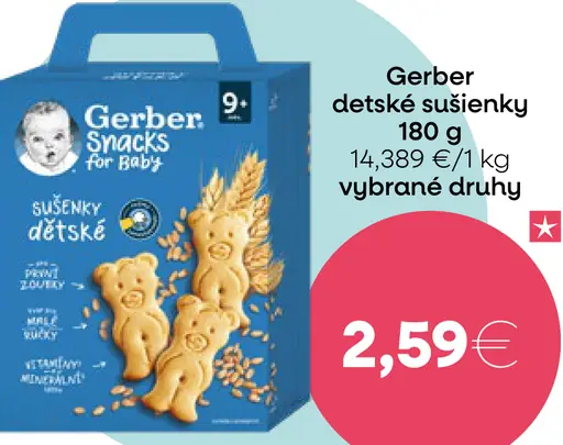Gerber Detské sušienky