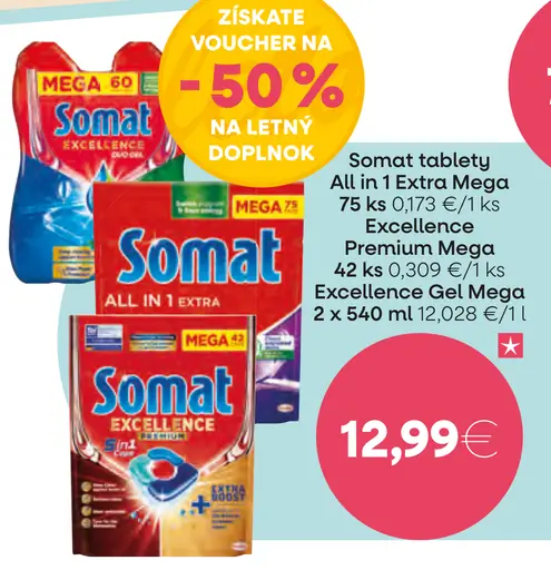 Somat tablety All in 1 Extra Mega
