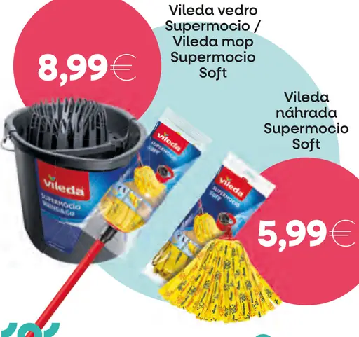 Vileda vedro Supermočo  Vileda mop Supermočo Soft
