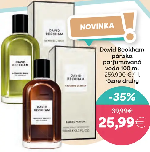 David Beckham parfumovaná voda