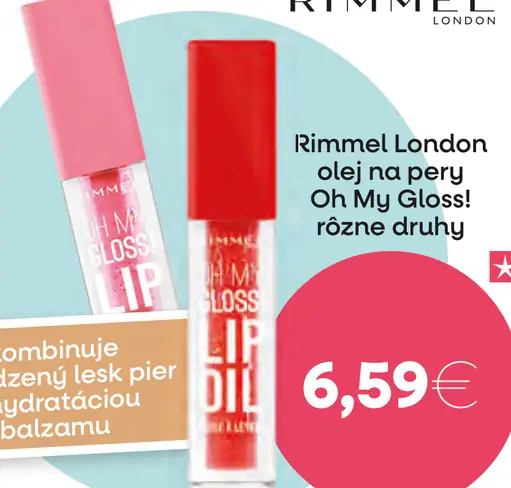 Rimmel London olej na pery Oh My Gloss!
