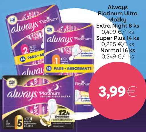 Always Platinum Ultra vložky
