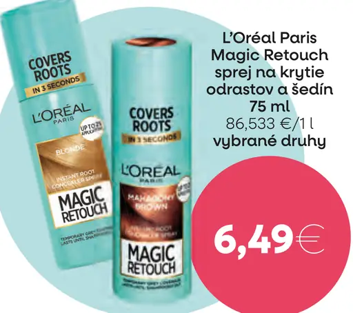 L'Oréal Paris Magic Retouch, SVETLOHNEDÁ