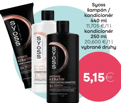Syoss šampón / kondicionér