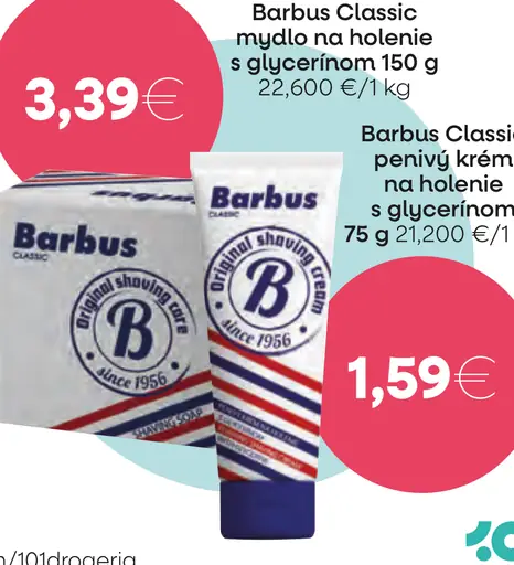 Barbus Classic mydlo na holenie