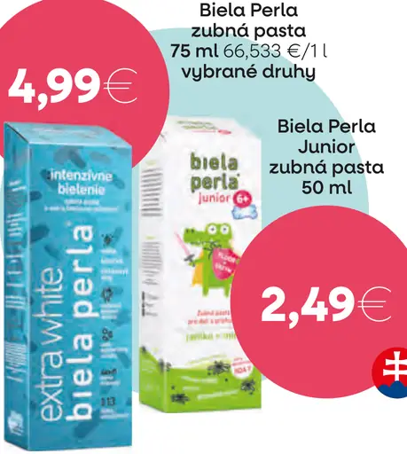 Biela Perla extra white zubná pasta