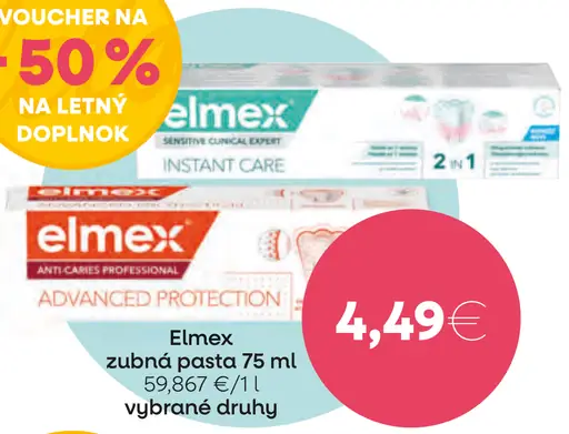Elmex zubná pasta