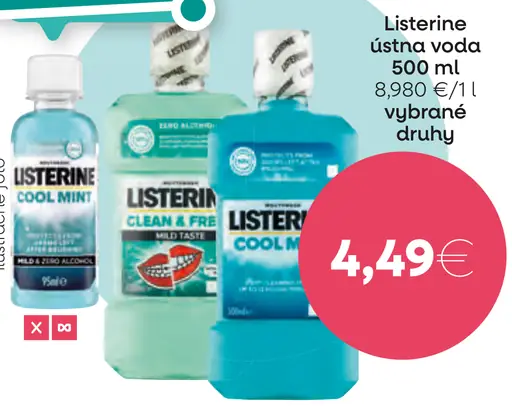 Listerine ústna voda