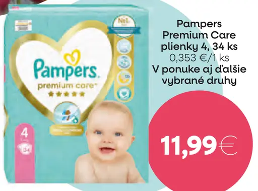 Pampers Premium Care Pants plienky