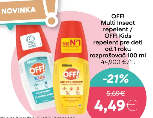 OFF! Multi insect repellent