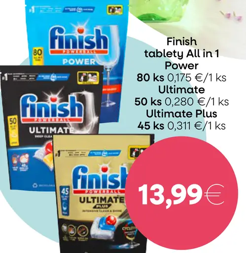 Finish tablety All in 1 Power, Ultimate, Ultimate Plus