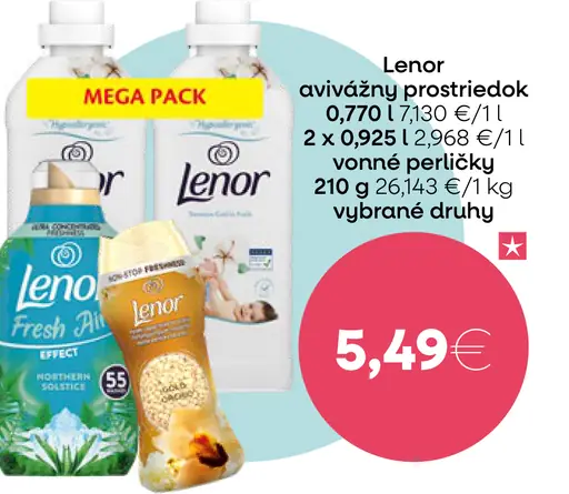 Lenor avivážny prostriedok