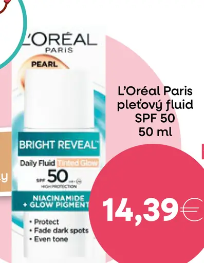 L'Oréal Paris pleťový fluid SPF 50+
