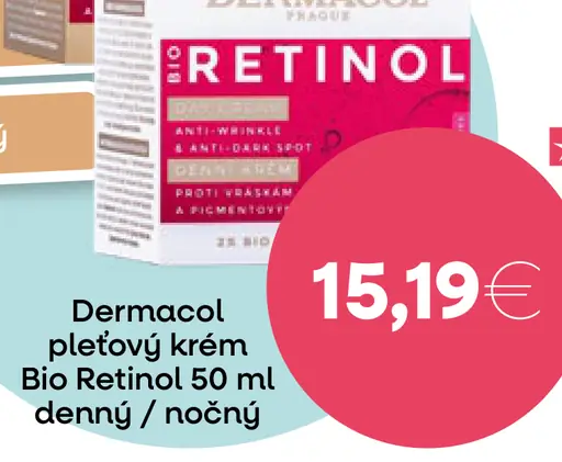 Dermacol Bio Retinol krém proti vráskam