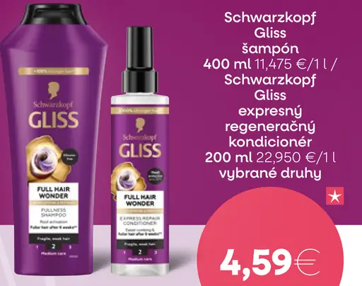 Schwarzkopf Gliss šampón