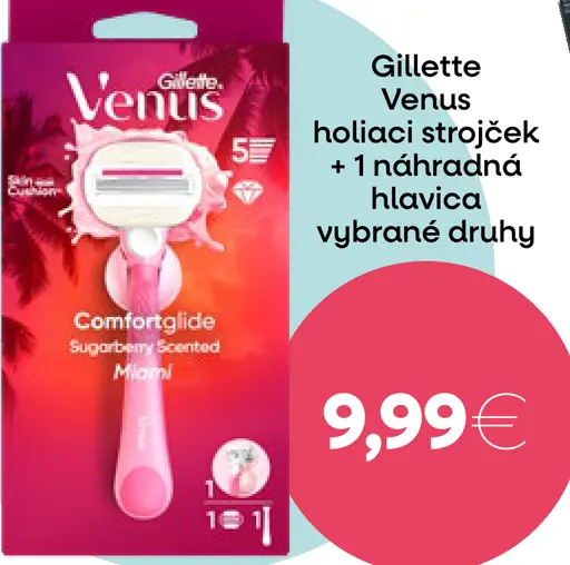 Gillette Venus holiaci strojček + náhradná hlavica